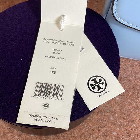 Tory Burch Blue Mini Bag with Gold Hardware - Picture 3 of 7